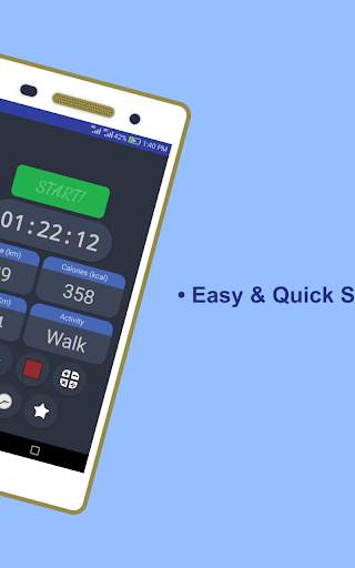 GPS 2 Calories: GPS Pedometer, gps walk tracker screenshot 2