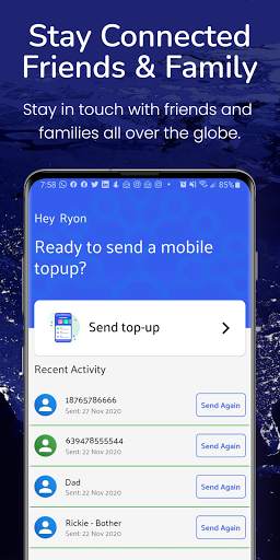 Tasonic Top-up: Worldwide Mobile Recharge screenshot 2