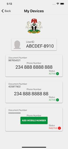 MWS: NIMC MobileID screenshot 2