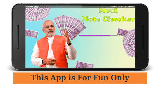 Modi Note Checker (Prank App) screenshot 1