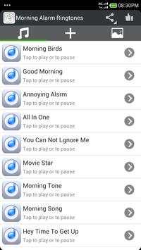 Morning Alarm Ringtones स्क्रीनशॉट 1