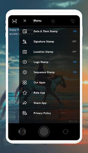Autostamper custom camera : Add Geotag & Timestamp screenshot 12