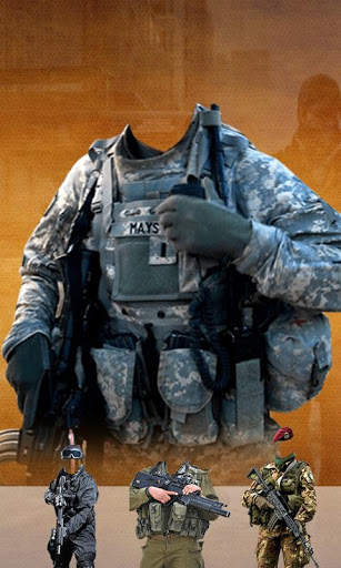 Pak commando suit editor-dress changer face swap screenshot 1