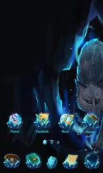 The Wolf GO Launcher Theme screenshot 3