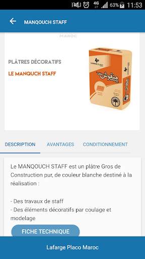 Lafarge Placo Maroc screenshot 6