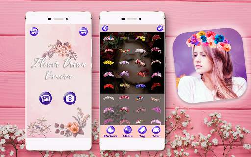 Flower Crown Camera - Flower Crown Photo Editor screenshot 1