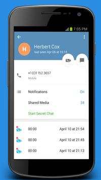 Messenger Telegram Free SMS & Free Calling screenshot 2