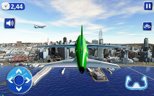 Modern Plane Wash Games: Airplane Flight Simulator screenshot 3