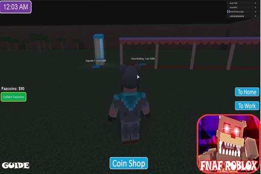 Guide : FNAF Roblox ( Five Nights at Freddy ) screenshot 1