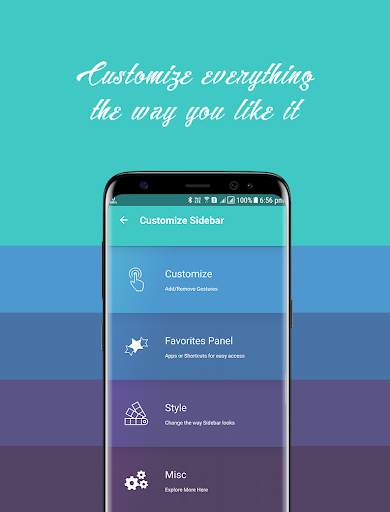Gesture Sidebar screenshot 2