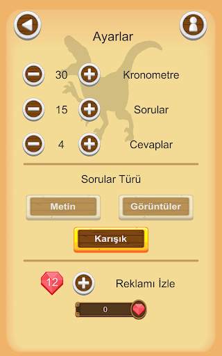 Dinozorlar Sınav screenshot 11