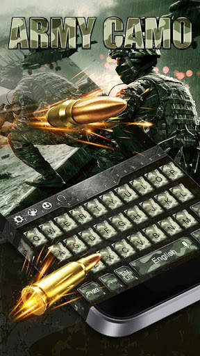 Army Camo Keyboard screenshot 1