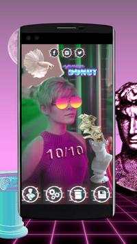 Aesthetic Photo Editor – Glitch Vaporwave Stickers screenshot 6