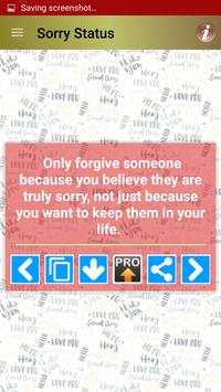Sorry Messages Status & Quotes screenshot 4