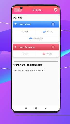 DididApp Video & Picture Alarm Clock, Reminder screenshot 4