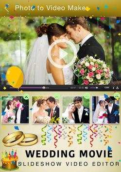 Wedding Photo Video Editor screenshot 1
