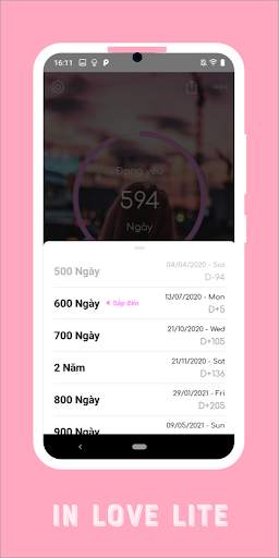 inlove - Đếm ngày yêu Lite screenshot 8