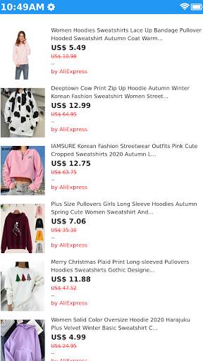Hoodies & Sweatshirts: Shop Fashionable Live Shop screenshot 6