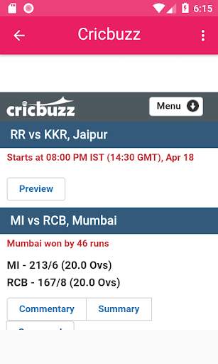 Cricket Live Score And Sports News screenshot 4