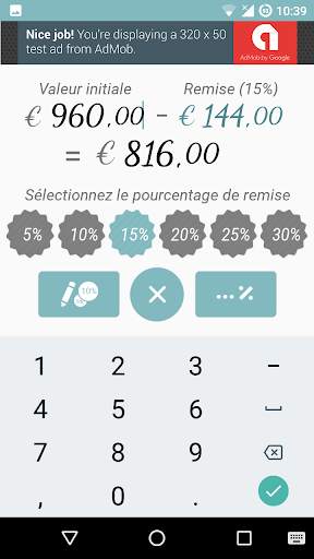 Calculateur D'Escompte screenshot 1