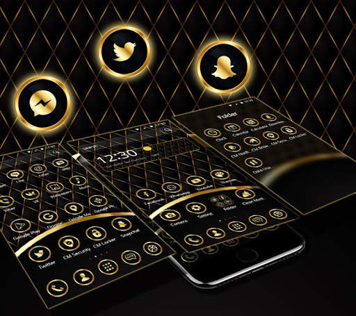Luxury Black Leather Theme screenshot 5