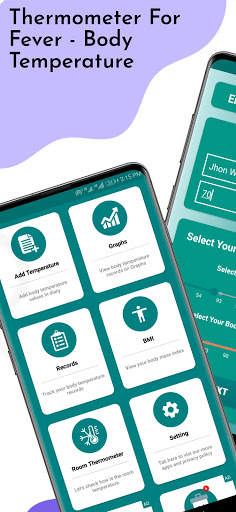 Thermometer For Fever - Body Thermometer App screenshot 1