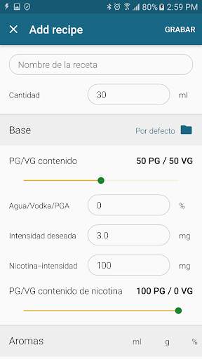 E-Liquid Recipes screenshot 3