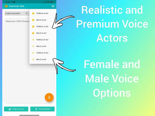 Narrator- text to speech (tts) screenshot 7