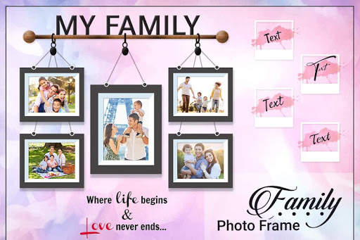 Family Photo Frame-Family Collage Photo 1 تصوير الشاشة