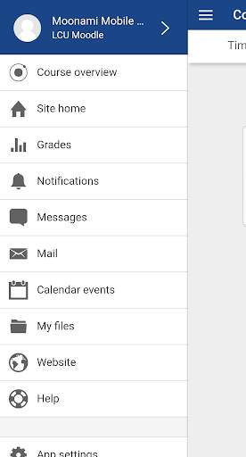 LCU Moodle screenshot 3
