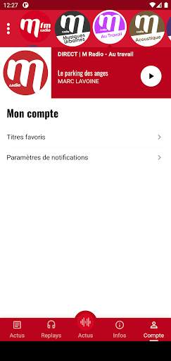 M Radio french songs screenshot 3