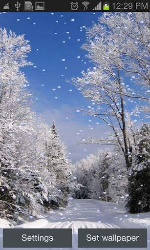 Snowfall Free Live Wallpaper screenshot 4