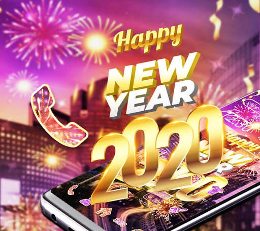 Neon City New Year 2020 Theme screenshot 1