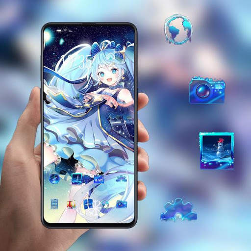 Beautiful Magical Princess theme Anime Girl screenshot 1