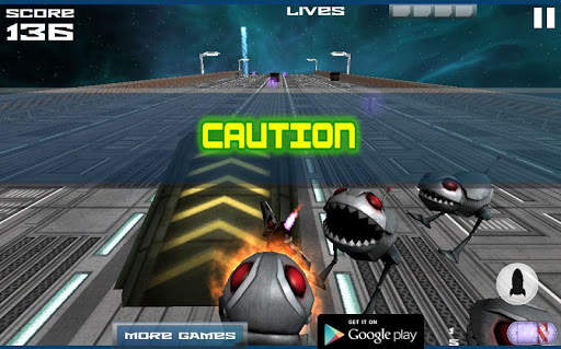 3D Space Racer screenshot 1