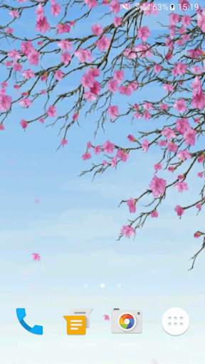 Sakura Video Wallpaper 3D screenshot 1