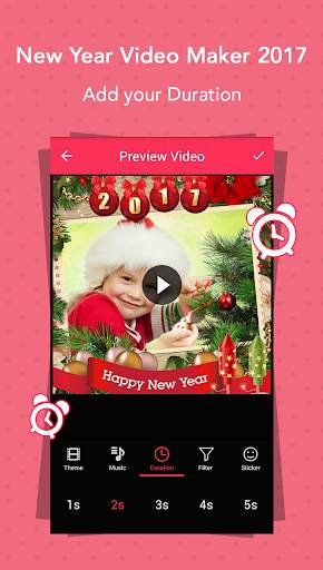 New Year Movie Maker screenshot 3