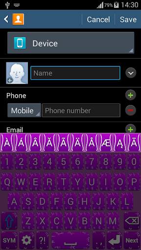 Purple Keyboard स्क्रीनशॉट 7