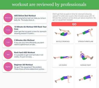 Abs Workout - No Equipment screenshot 5