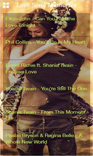 Love Songs Golden memories screenshot 3