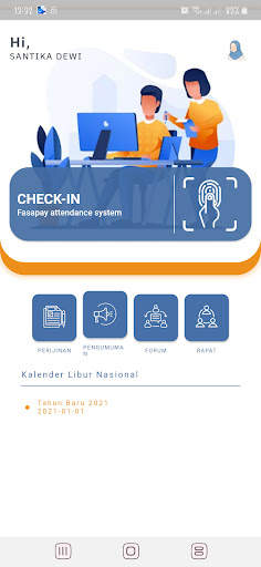 Absensi Karyawan FasaPay screenshot 1