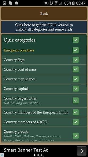 Europe Quiz Free screenshot 1