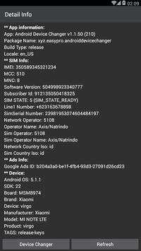 Android Device Changer 3 تصوير الشاشة