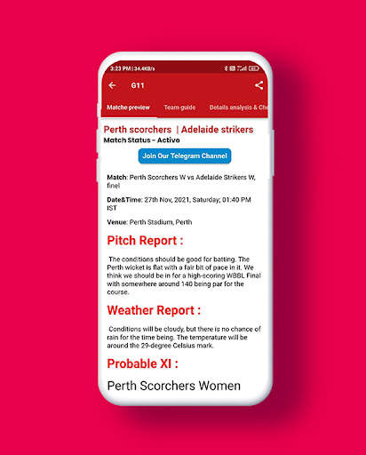 G11 - Dream11 Prediction and tips screenshot 4