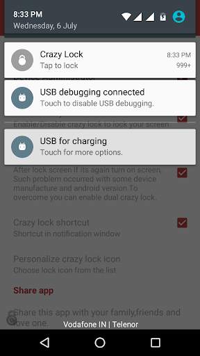 Crazy Lock - A Screen Lock App скриншот 4