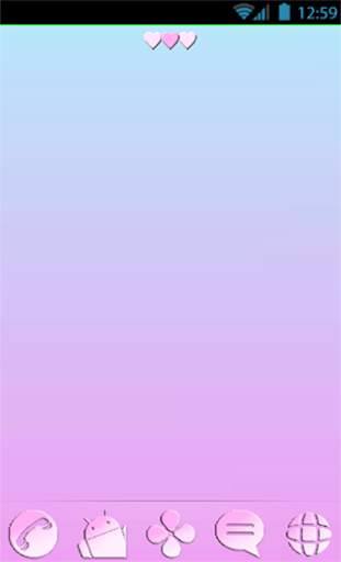 Baby Pink Go Launcher Theme screenshot 4