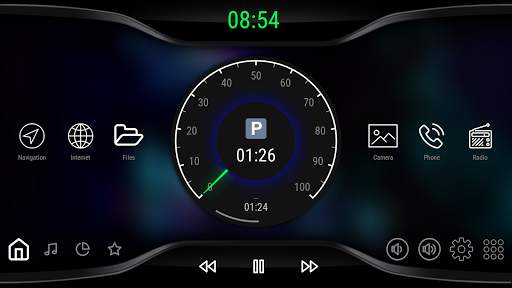 Black V3 - theme for CarWebGuru Launcher screenshot 6