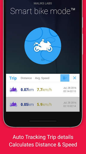 Smart bike mode Auto Responder - Maps, Media & Sms screenshot 3