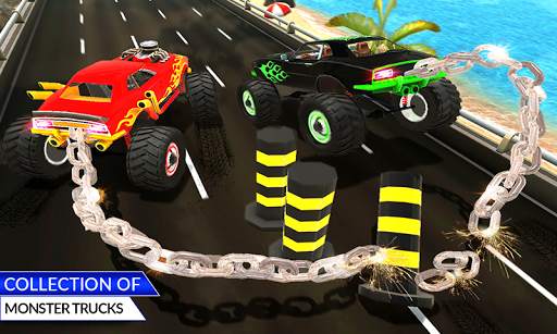 Chained Cars Rival Racing Impossible Stunt Driving screenshot 1