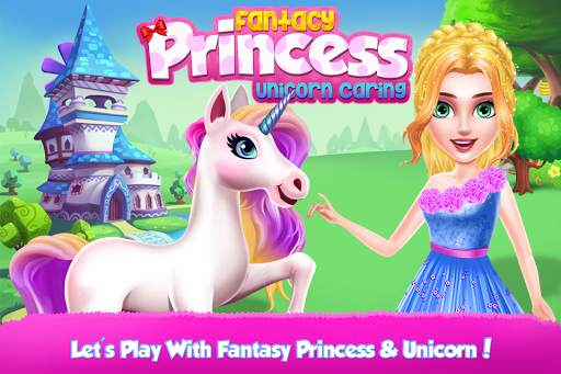 Fantasy Princess Unicorn Caring screenshot 1